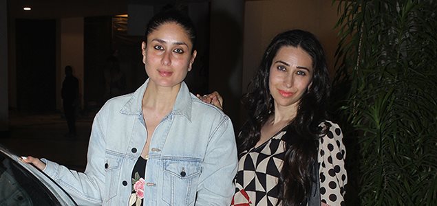 Kareena Kapoor and Karisma Kapoor attend Ganesh Chaturthi celebrations at Manish Malhotra's house
