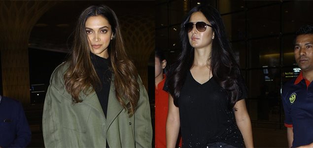 Katrina Kaif and Deepika Padukone snapped at the Airport