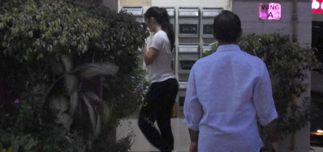 Katrina Kaif snapped at her home in Bandra