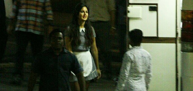 Katrina Kaif snapped on the sets of 'Jagga Jasoos'