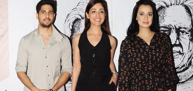 Sidharth Malhotra, Yami Gautam, Dia Mirza and others at Khidkiyaan movie Festival launch