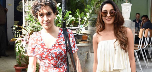 Kiara Advani and Sanya Malhotra snapped post lunch at The Kitchen Garden