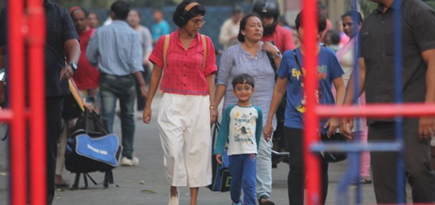 Kiran Rao and Azad snapped in Bandra