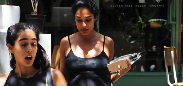 Lisa Haydon snapped at 'Kitchen Garden' post lunch