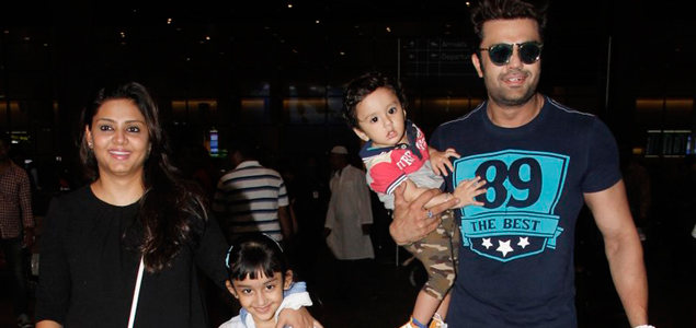 Manish Paul and Sanyukta Paul snapped at the airport