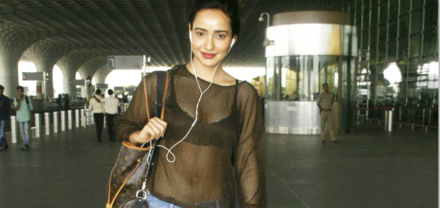 Neha Sharma snapped at the airport
