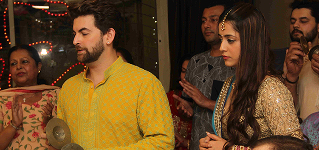 Neil Nitin Mukesh celebrate Ganesh Chaturthi
