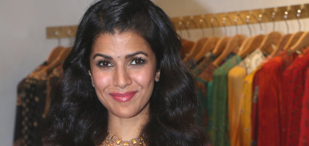 Nimrat Kaur at Ritu Kumar new collection launch
