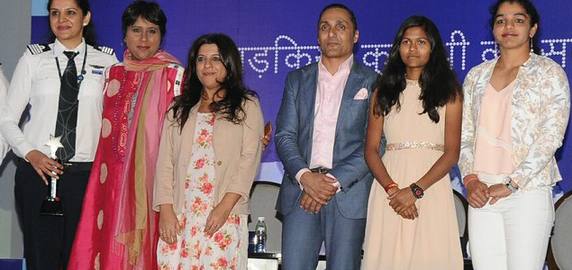 Rahul Bose, Zya Akhtar and Barkha Dutt at Poorna promotions with a cause