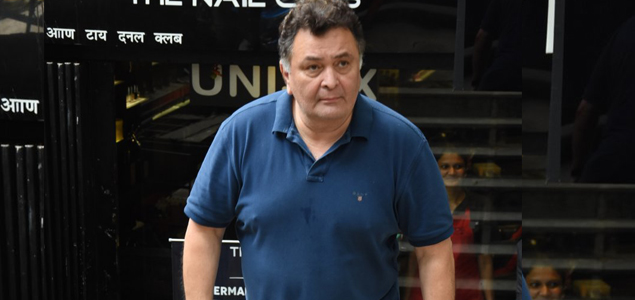 Rishi Kapoor snapped in Bandra