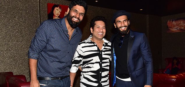Sachin Tendulkar Movie Wrap up Party and Birthday celebration of the Producer Friend Ravi Bhagchandka