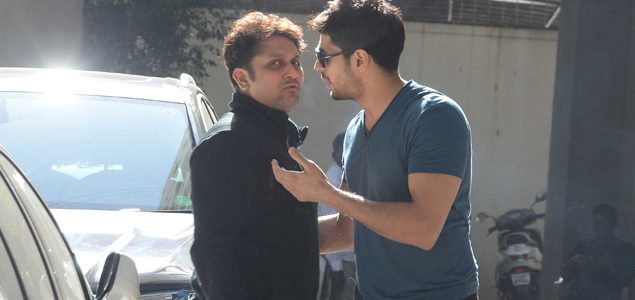Sidharth Malhotra and Mohit Suri snapped post meeting at Vishesh Films Office