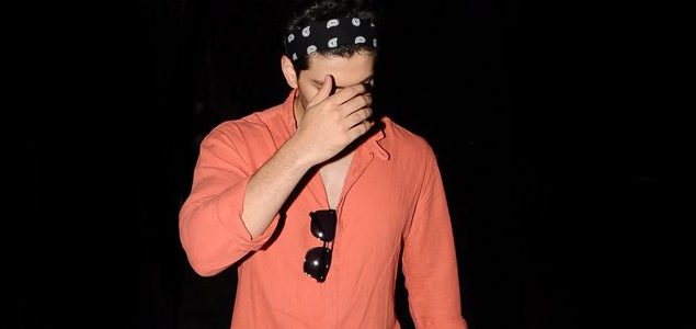 Sooraj Pancholi snapped hiding his face from paparazzi