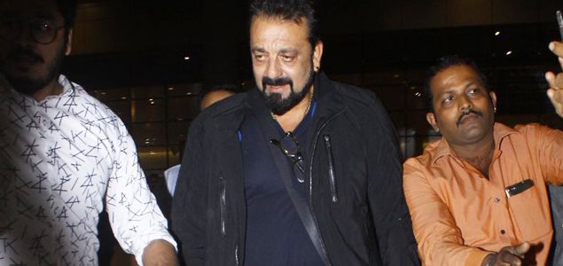Sanjay Dutt snapped on his return from Dubai