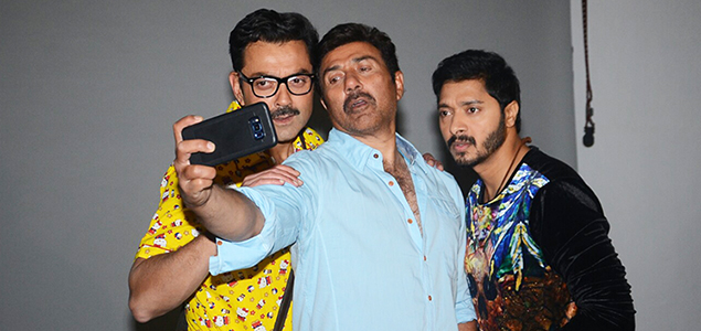 Sunny Deol, Bobby Deol and Shreyas Talpade at 'Poster Boys' promotions