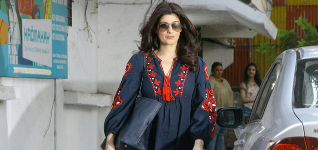 Twinkle Khanna snapped post a salon session in Juhu