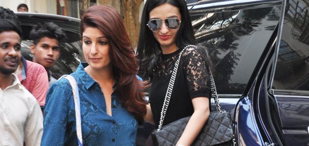 Twinkle Khanna and Anu Diwan snapped in Bandra