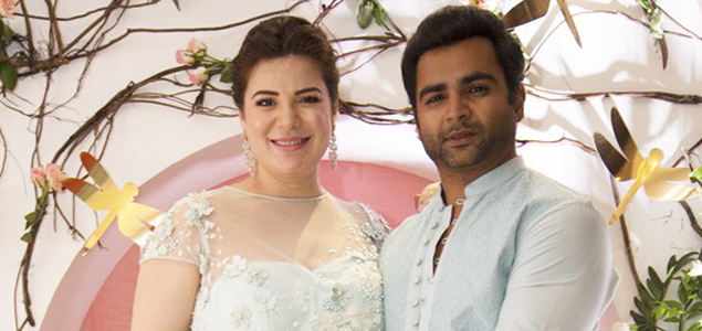 Urvashi Sharma's baby shower ceremony at In-laws house in Pune