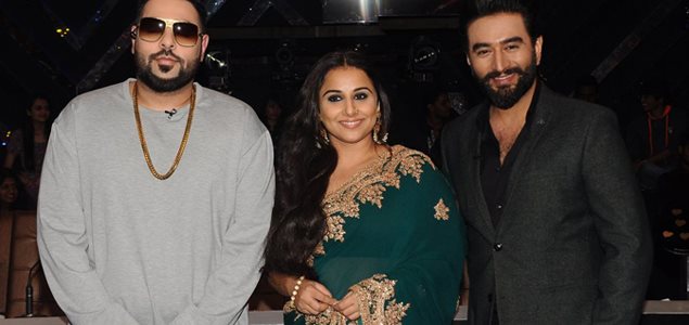 Vidya Balan snapped at Begum Jaan promotions