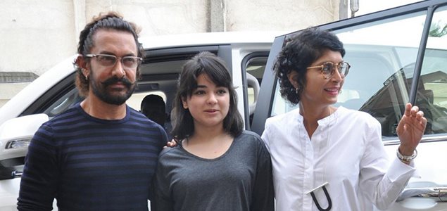Aamir Khan, Kiran Rao and Zaira Wasim grace the first look launch of Secret Superstar
