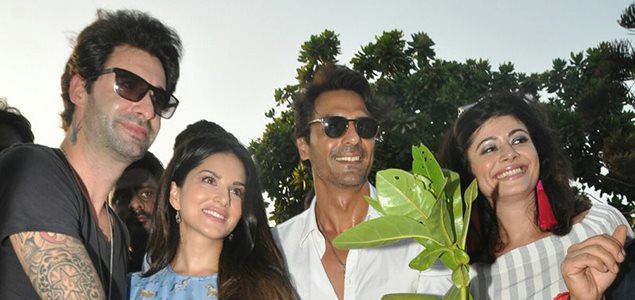 Arjun Rampal, Sunny Leone and others grace the sapling plantation drive