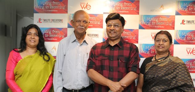 Actor K.Bhagyaraj and Thottadharani inauguration Art Exhibition