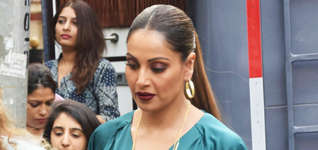 Bipasha Basu snapped at a shoot