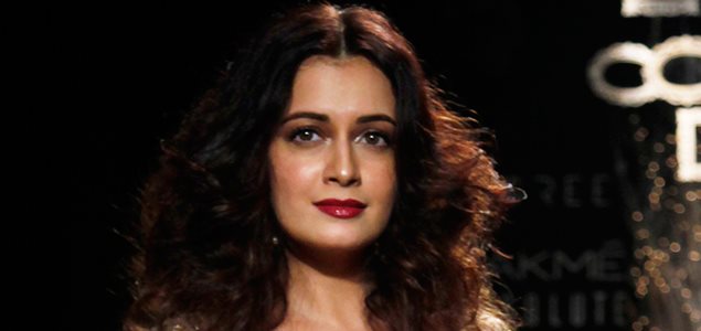 Dia Mirza walks for Faabiiana at Lakme Fashion Week 2017