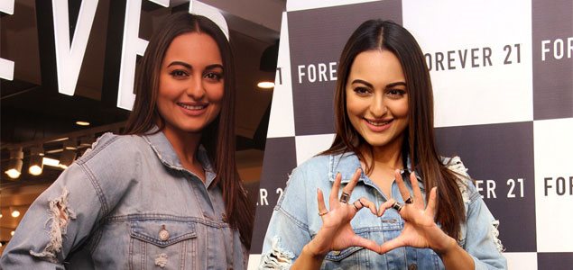 Forever 21 shop Launch of Actress Sonakshi Sinha at Express Avenue Mall
