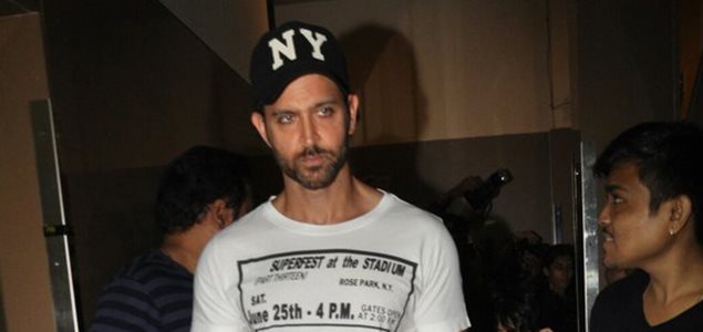 Hrithik Roshan & Sussanne Roshan with kids snapped post a movie screening at PVR Juhu