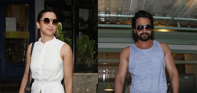 Jackky Bhagnani and Guahar Khan snapped at The Kitchen Garden