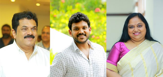 Mukesh's son Shravan new movie Kalyanam Pooja function