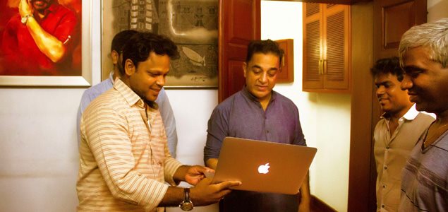 Actor Kamal Haasan launched Padaiveeran Single Track