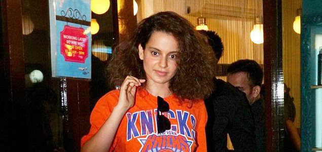 Kangana Ranaut snapped post salon session at Bblunt