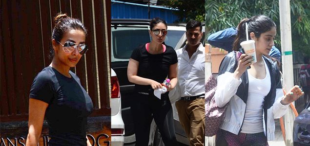 Kareena Kapoor Khan, Amrita Arora, Jahnavi Kapoor and others snapped post their gym session in Bandra