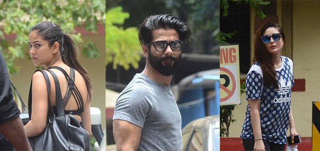 Kareena Kapoor Khan, Shahid Kapoor, Sooraj Pancholi and Mira Rajput snapped at the gym