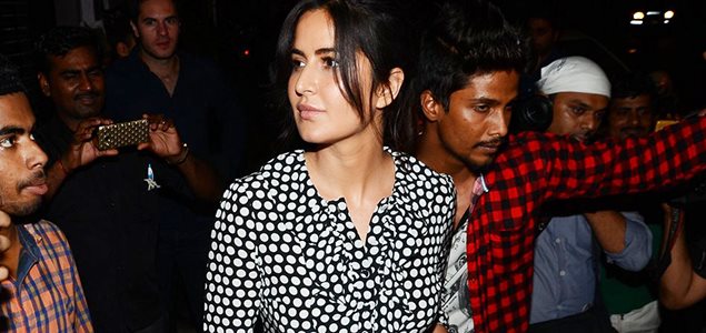 Katrina Kaif, Alvira Khan Agnihotri and Atul Agnihotri snapped post their dinner at the Bastian 