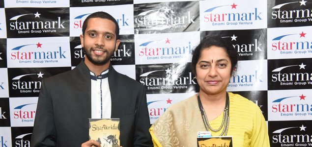 Sushasini with author Krishna Trilok launched his first novel