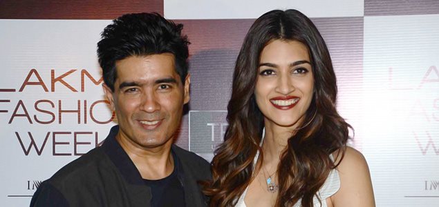 Kriti Sanon and Manish Malhotra at Lakme Model Auditions in Mumbai