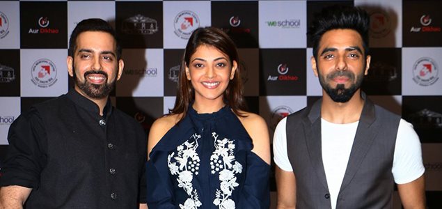 Kajal Aggarwal, Aparshakti Khurrana grace media meet of Kush Sinha's short movie Khoon Mein Hai