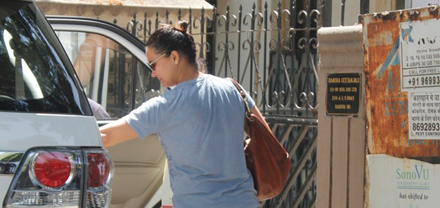 Lara Dutta snapped with her daughter in Bandra