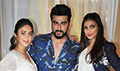 Cast and crew of the film Mubarakan grace the promotions of the film at JW Marriott Juhu - Mubarakan