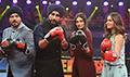 Mubarakan team promotes their film on Super Boxing League - Mubarakan Event Photos