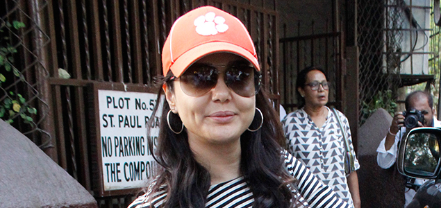 Preity Zinta snapped at a dubbing studio