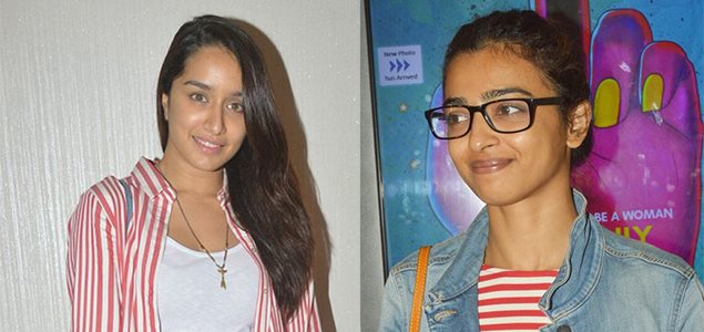Shraddha Kapoor and Radhika Apte snapped at Lipstick Under My Burkha screening