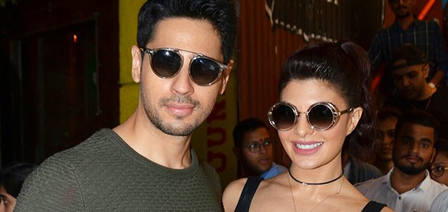 Sidharth Malhotra and Jacqueline Fernandez snapped at A Gentleman promotions