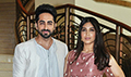 Ayushmann Khurrana and Bhumi Pednekar launch the first look of Shubh Mangal Saavdhan - Shubh Mangal Saavdhan Event Photos