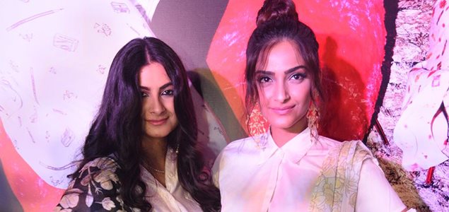 Sonam Kapoor and her sister Rhea Kapoor at the media meet of Rheson