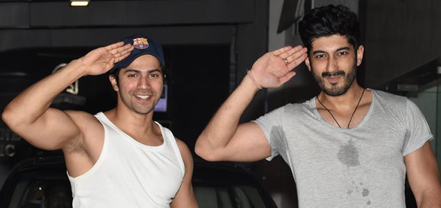 Varun Dhawan and Mohit Marwah snapped post their gym session in Bandra