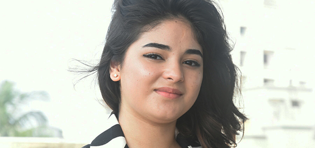Zaira Wasim snapped at Secret Superstar promotions